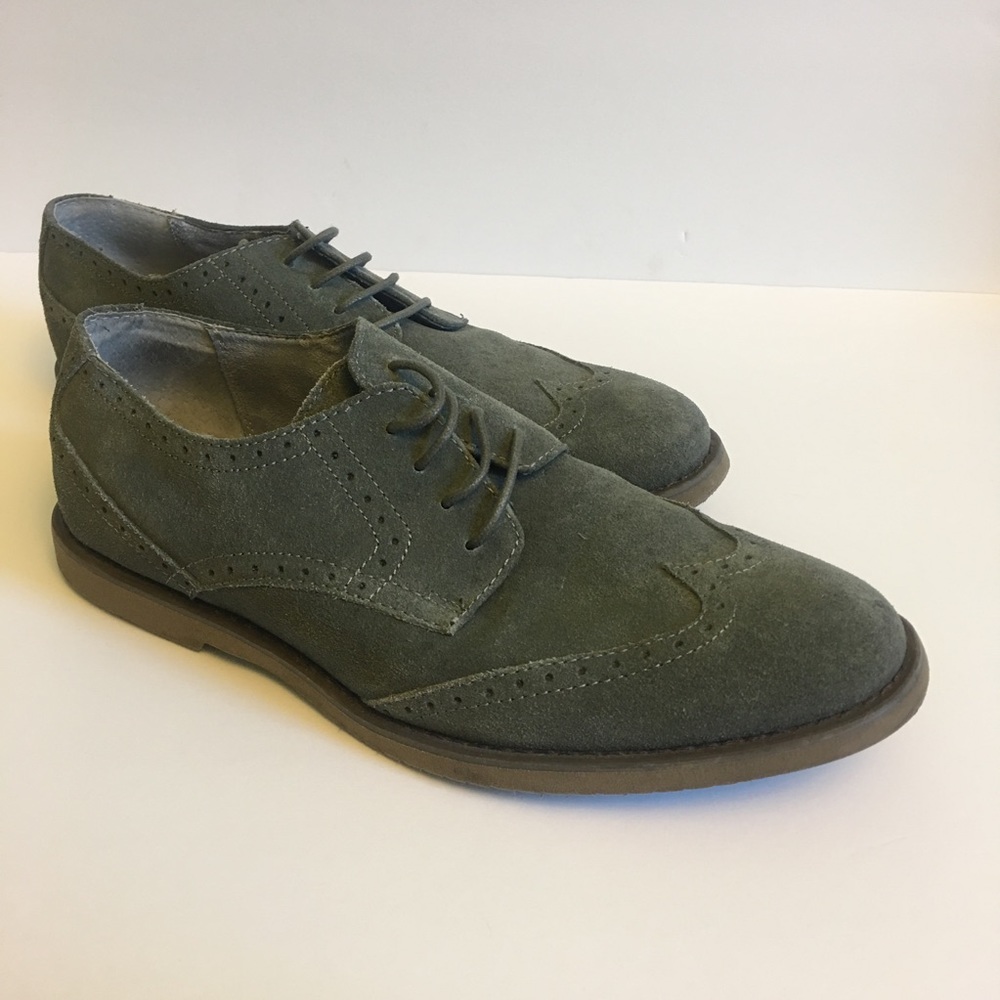 Calvin Klein Faxon grey suede shoes